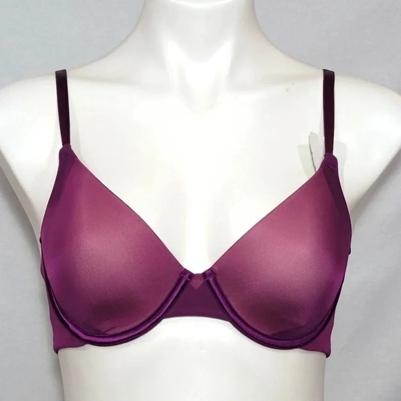 36B Maidenform 7321 Sensual Shapes Demi UW Bra Burgundy NWT - Picture 1 of 5